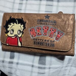 Betty Boop Brown Wallet